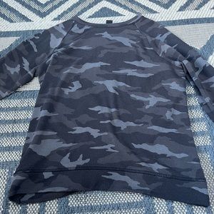 Athleta girl camo sweatshirt